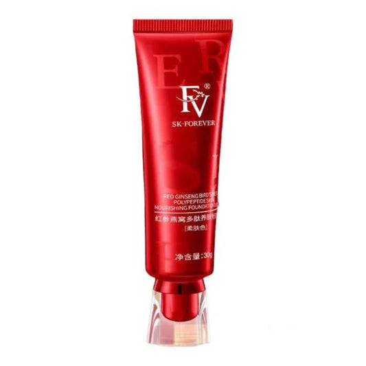 Red SK-FOREVER nourishing foundation tube with red ginseng and bird's nest extract, 30g